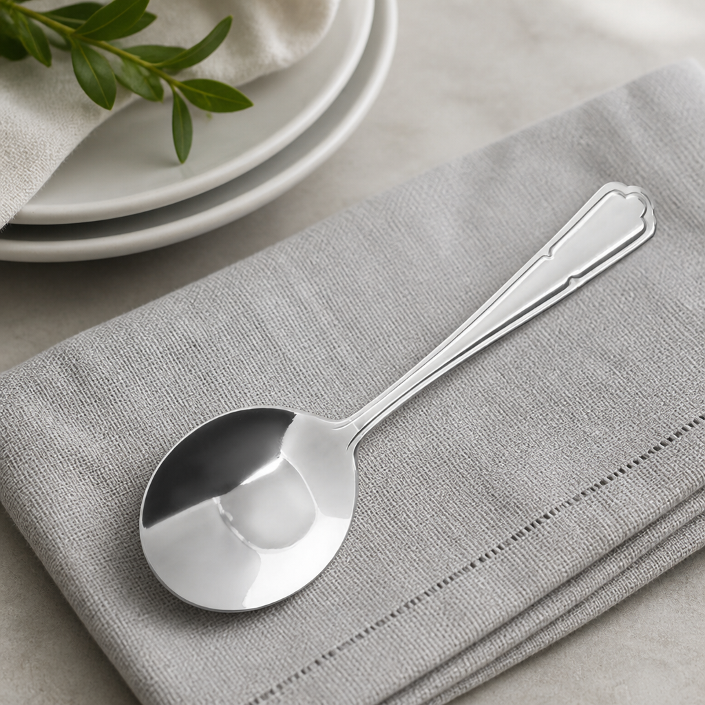 Commercial Soup Spoons 12 Pack 167mm Stainless Steel