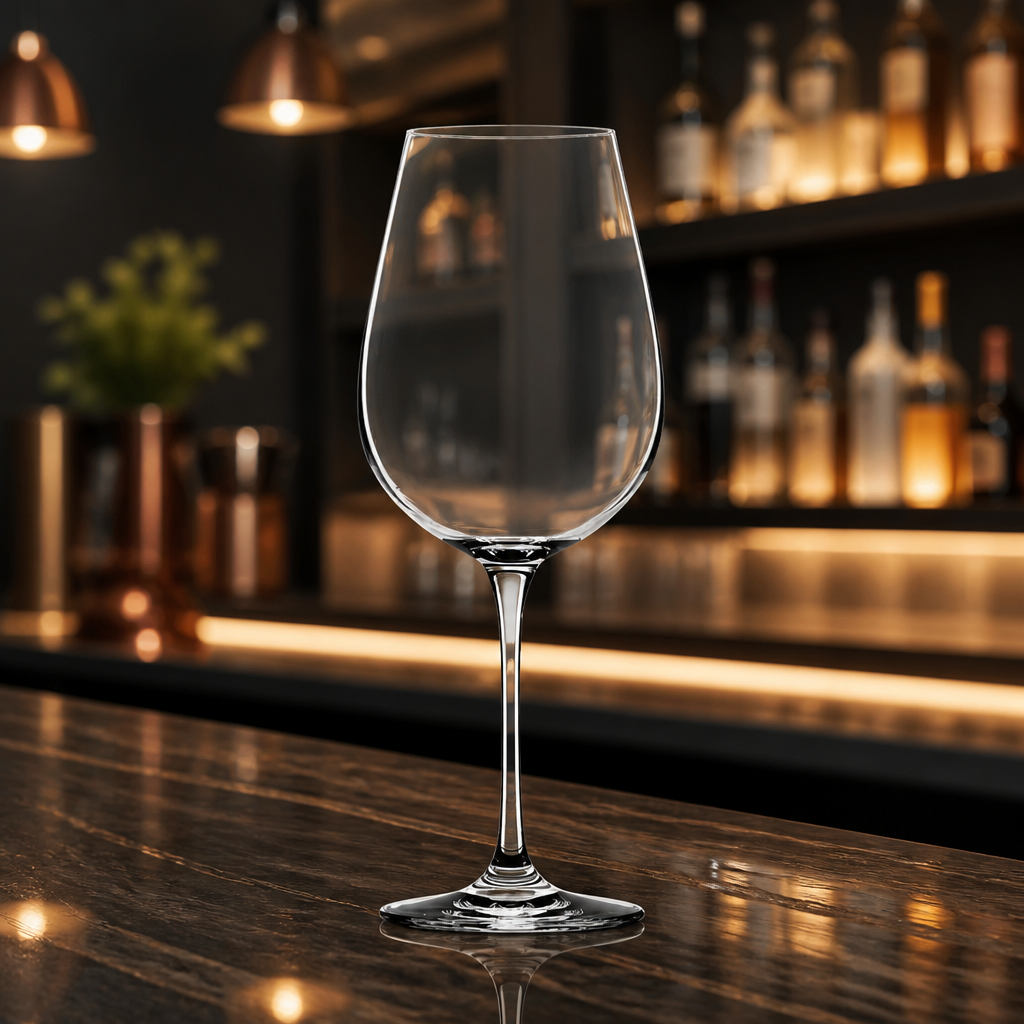 650ml Commercial Wine Glasses - Lead-Free Crystal - 6 Pack