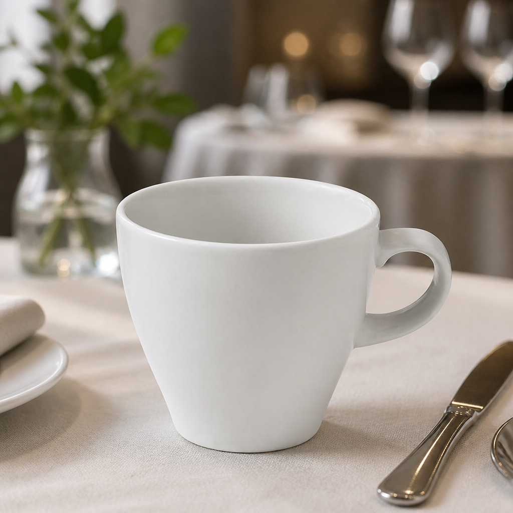 Commercial Tulip Cups 240ml Ceramic 12 Pack