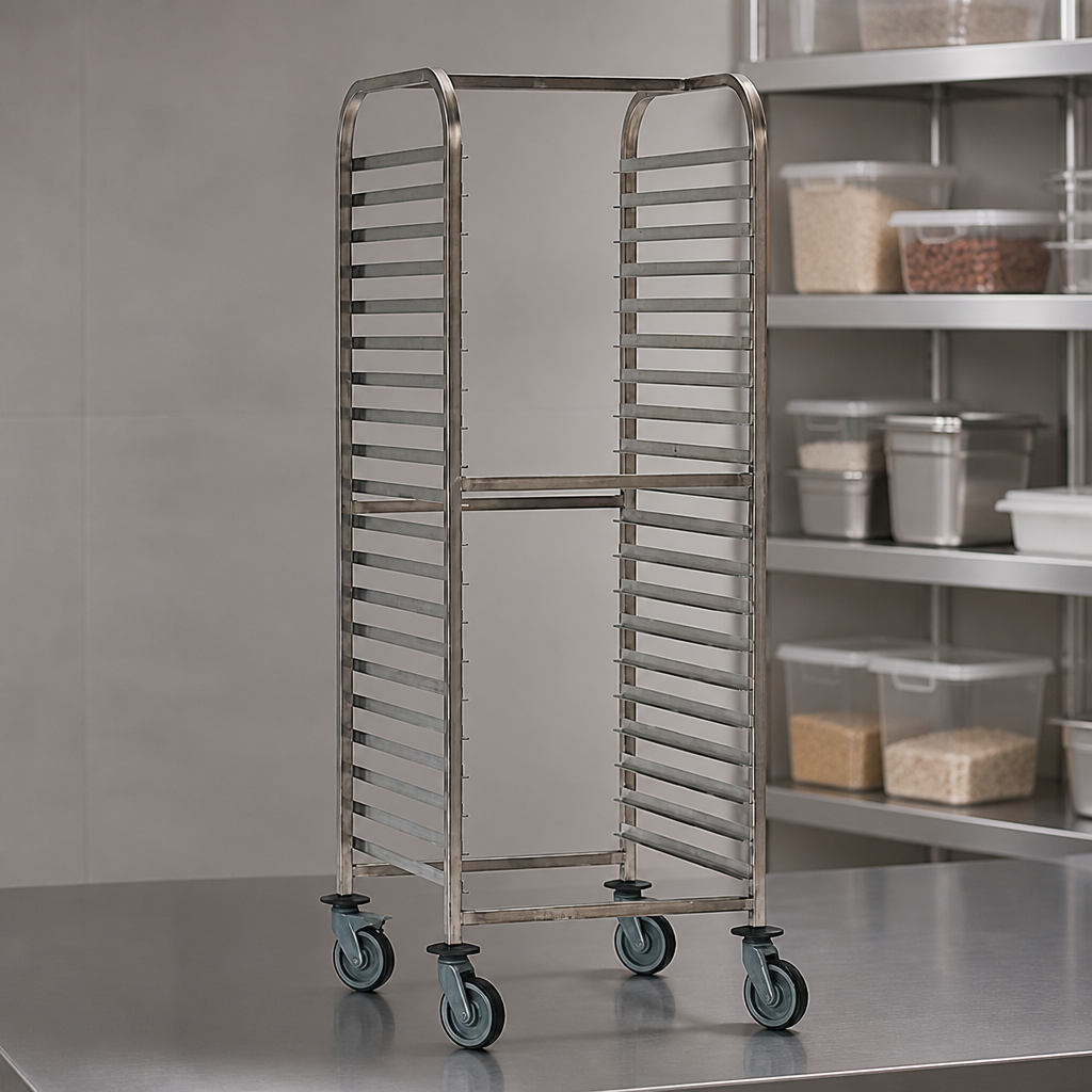 Commercial Racking Trolley 20 Shelves Gastronorm 2/1 Stainless Steel