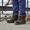 Premium Waterproof Safety Boots with Buffalo Leather Upper and PU Comfort Insole