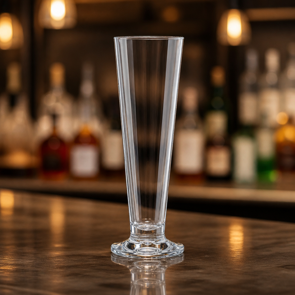 Commercial Stemmed Pilsner Glasses 414ml Shatterproof 12 Pack