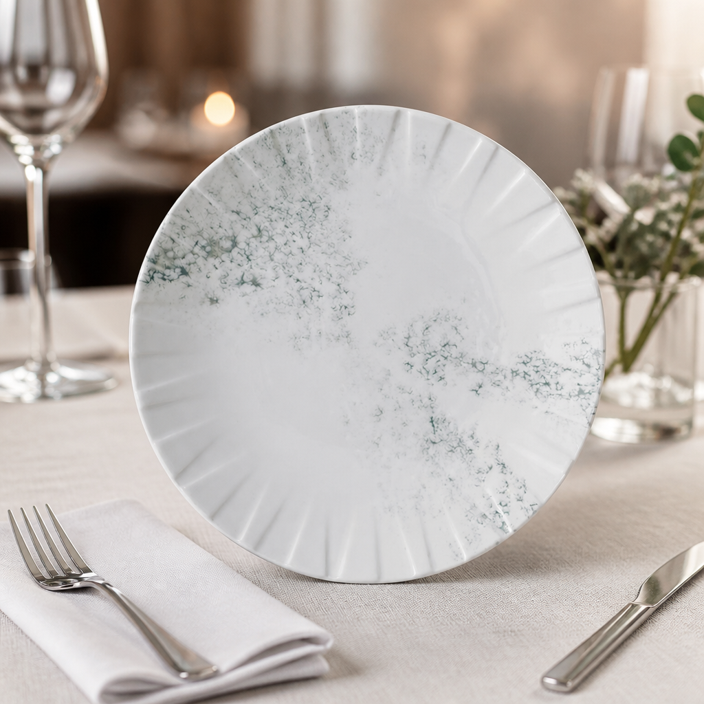 Commercial Smoke Grey Coupe Plates 273mm 6 Pack