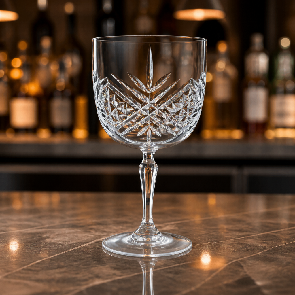 Set of 12 Vintage Cocktail Glasses 580ml for Bars