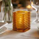 Commercial Table Lamps Amber Jewel Glasses 71x105mm 6 Pack