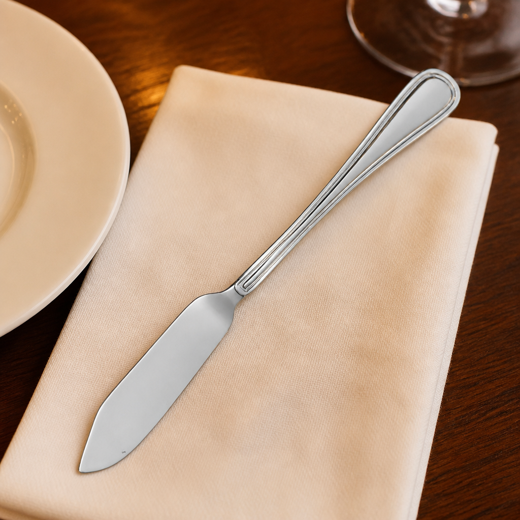 Commercial Fish Knife Set of 12 in stainless steel cutlery