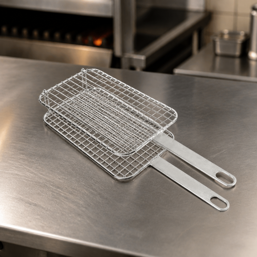 Commercial Charcoal Oven Grill Grate 150x250mm Cast Aluminium
