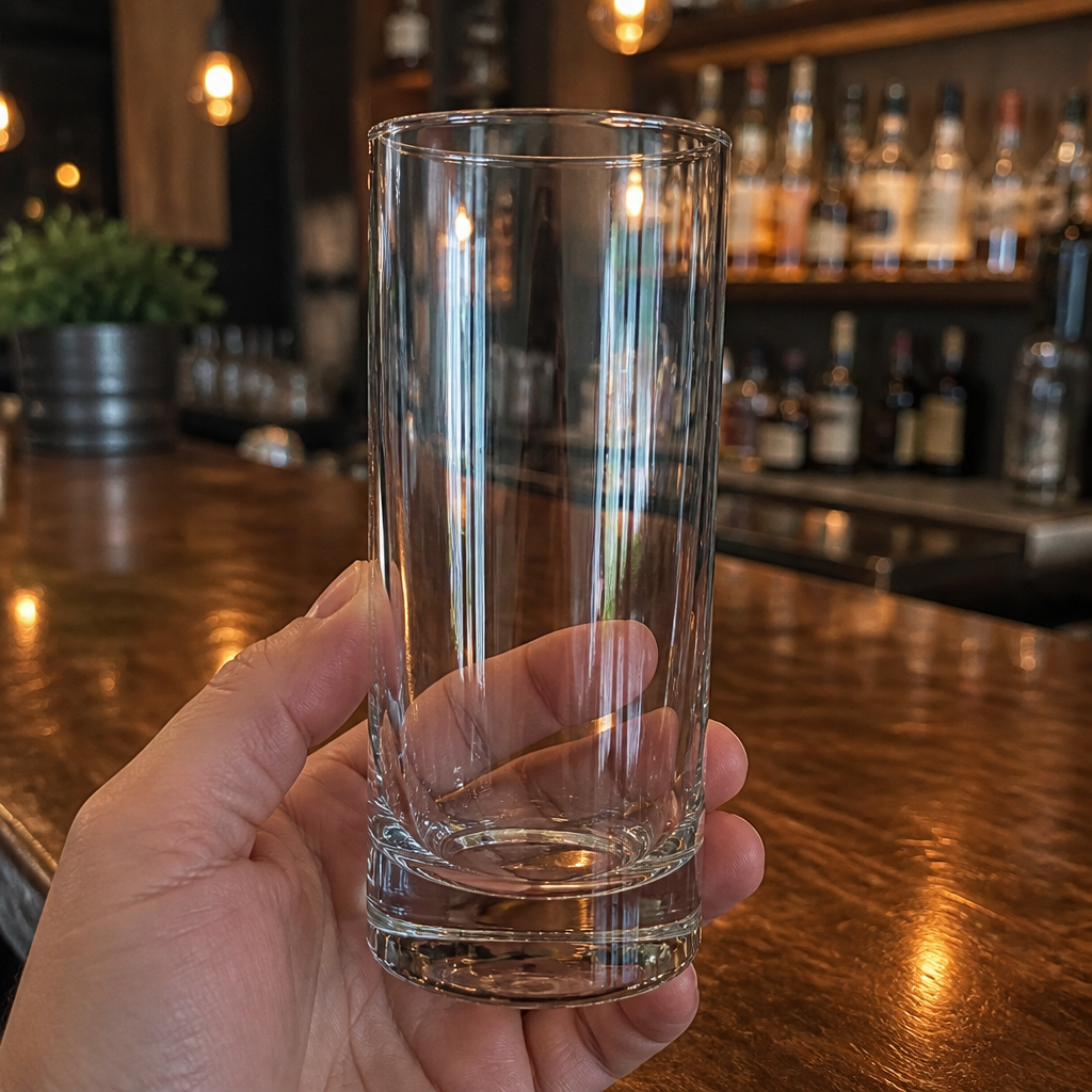 Commercial Hi Ball Glasses 355ml Clear Crystal 24 Pack