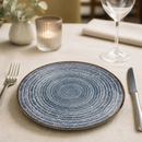 Commercial Coupe Plates 217mm Slate Blue - 12 Pack