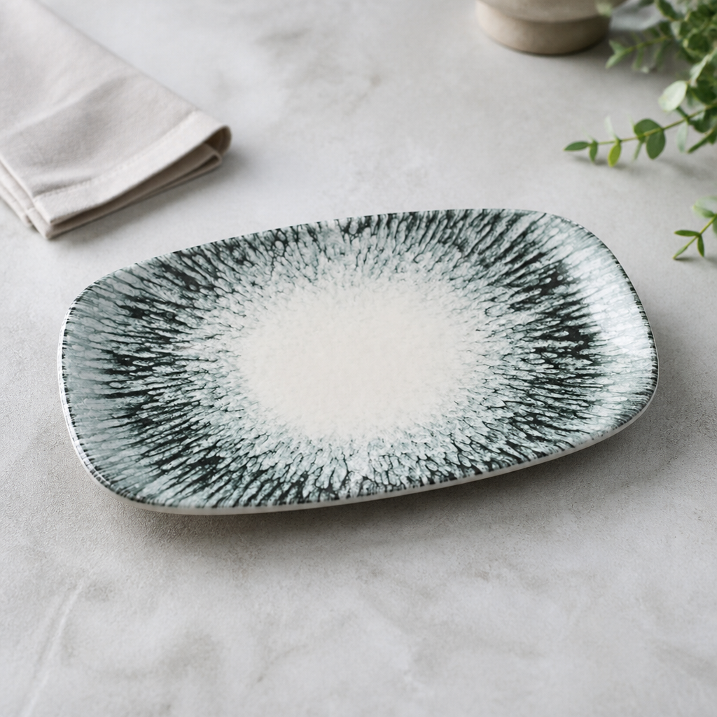 Commercial Ceramic Oblong Platters 355x189mm Pack of 6