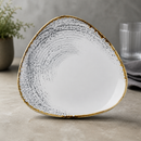 Commercial Grey Triangle Plates 265mm - 12 Pack