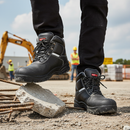 Premium Heavy Duty Chukka Boot with Steel Toecap, Water Resistant Upper, and Shock Absorption for All-Day Comfort