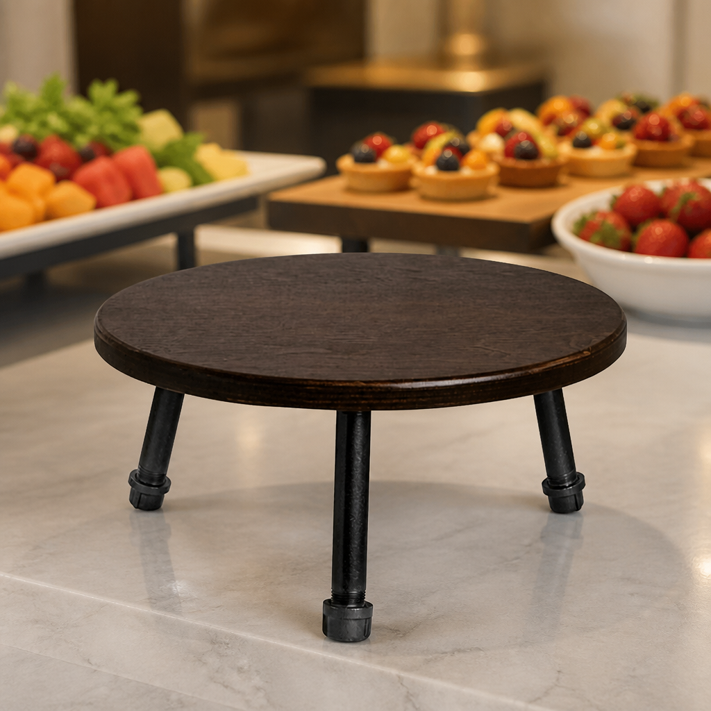 Commercial Display Stand Leg 355mm for appetizers and pastries