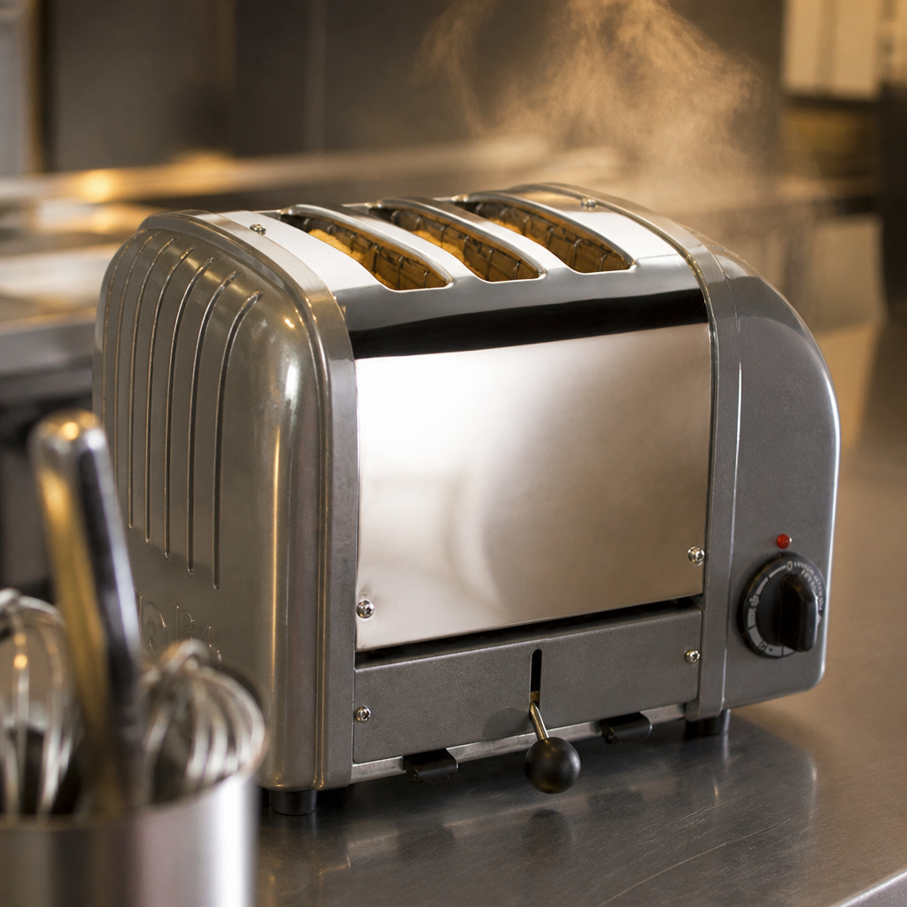 Commercial 3 Slice Toaster with extra wide slots