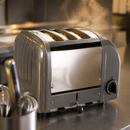 Commercial 3 Slice Toaster with Extra Wide Slots for Versatility