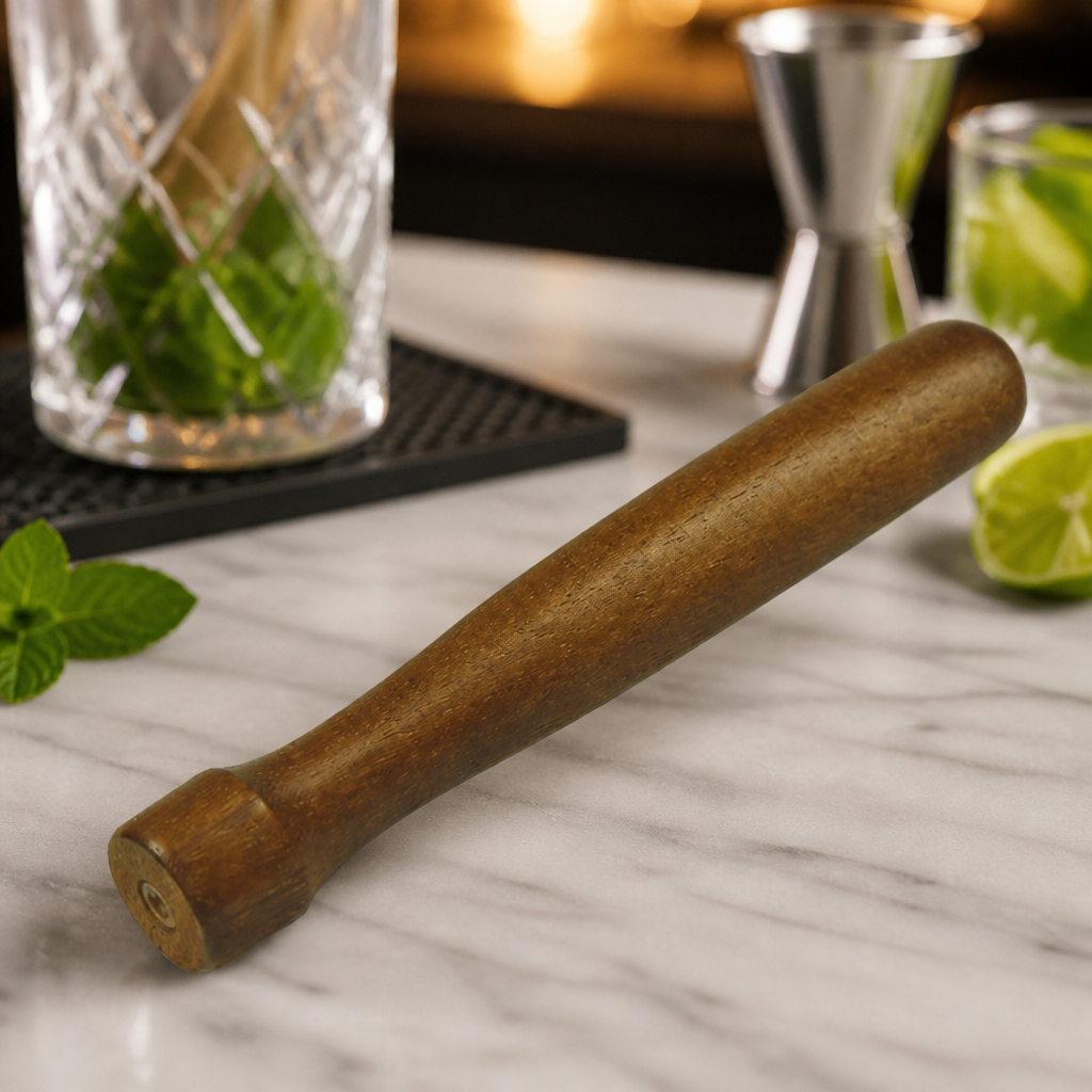 Wooden Cocktail Muddler 205mm for Commercial Bartending Use