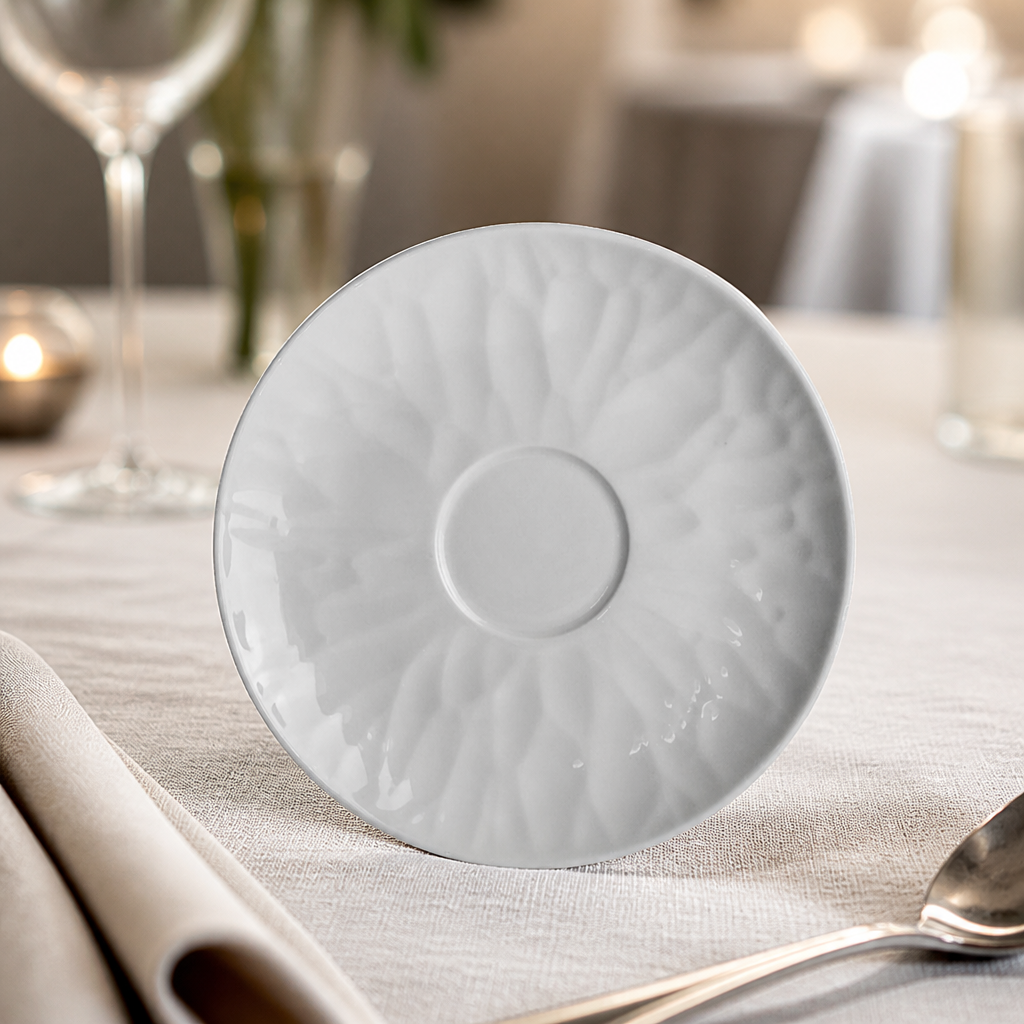 Commercial Porcelain Saucers 152mm 36 Pack