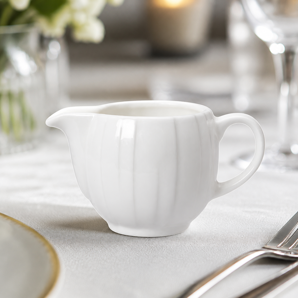 Commercial Ceramic Jugs 142.5ml - 12 Pack