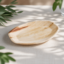 Compostable Palm Leaf Oval Plates 360mm 100 Pack Disposable