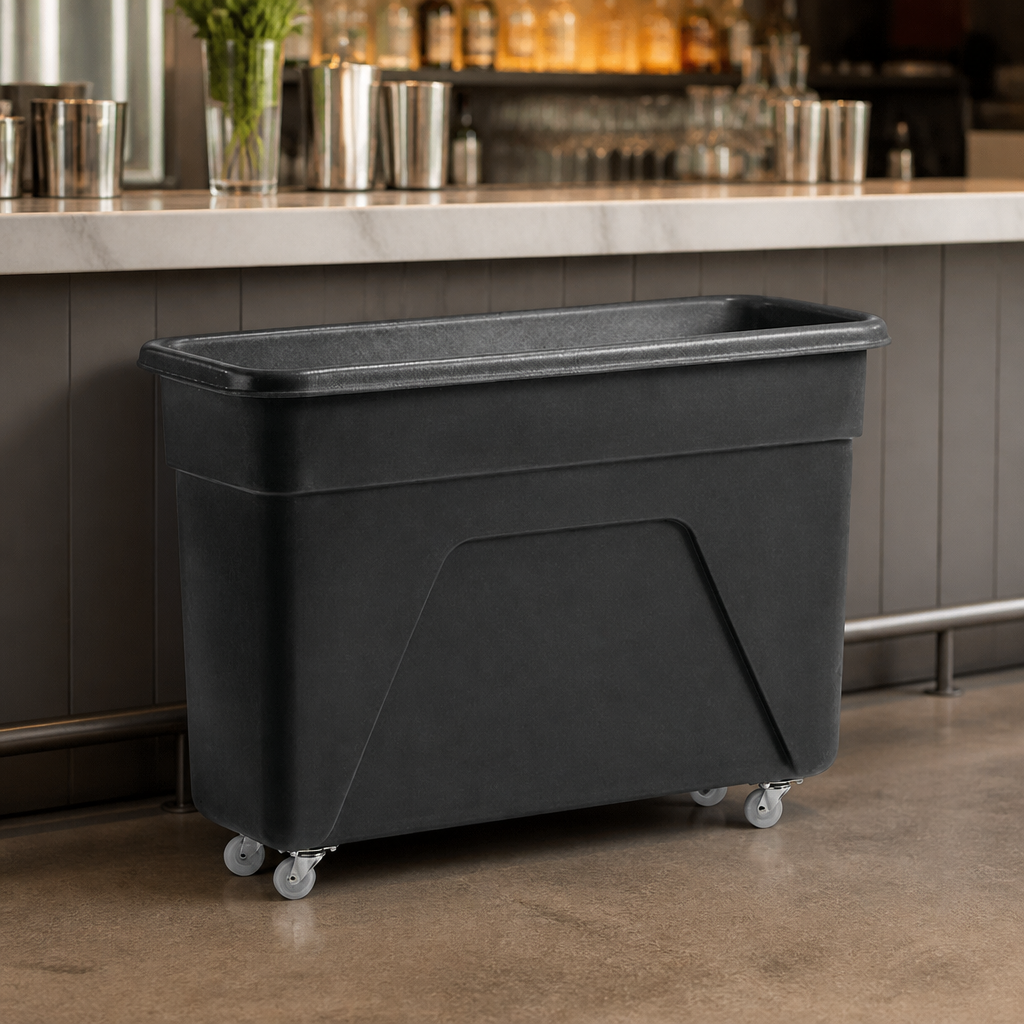 Large 160Ltr Commercial Bottle Trolley with Watertight Design