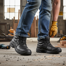 Premium Heavy Duty Chukka Boot with Steel Toe Cap and Slip-Resistant Sole for Safety and Comfort