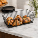 Commercial Wire Food Display Basket Rectangular 330x190x100mm