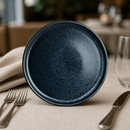 Commercial Stack Plates 230mm Vitrified China Blue 12 Pack