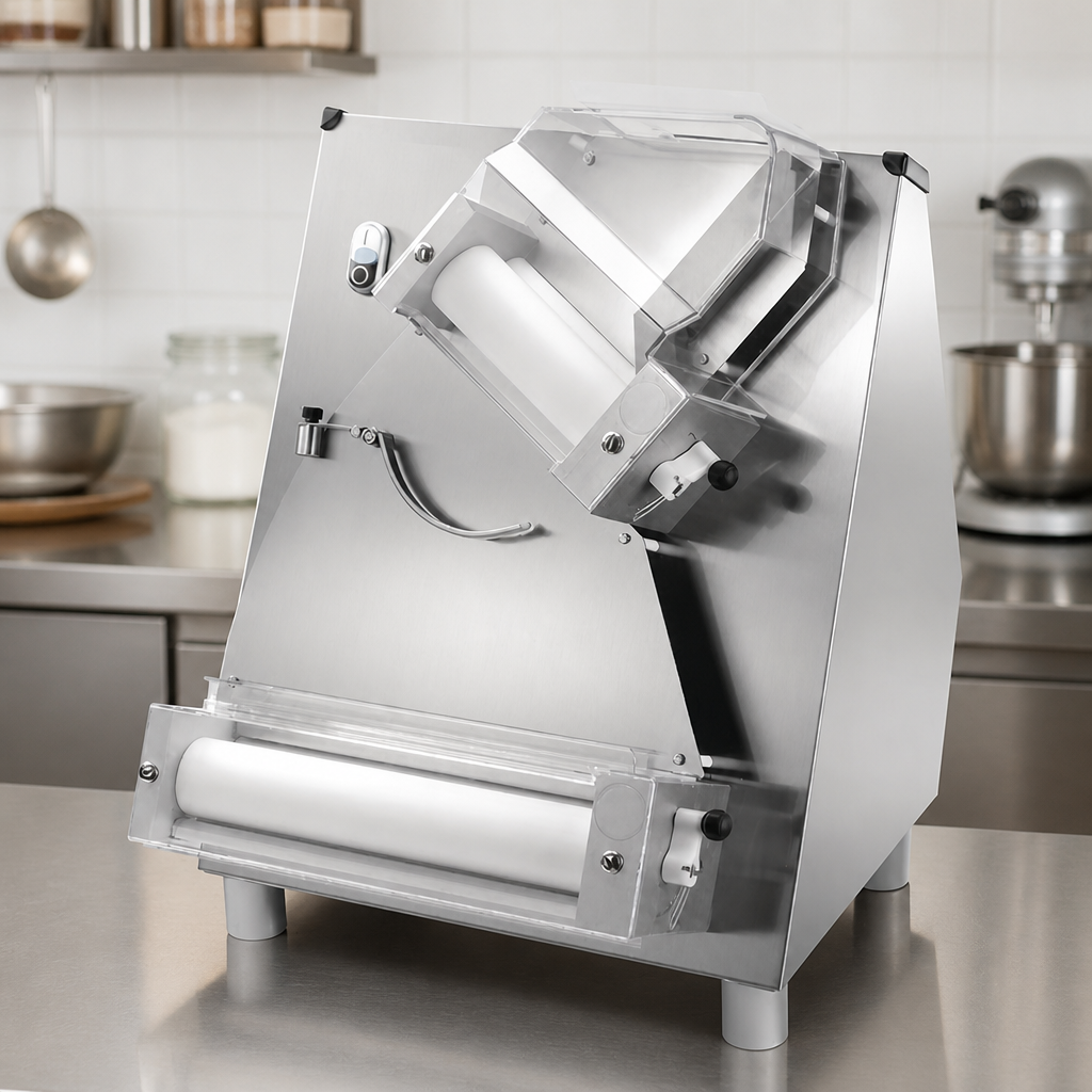 12" Commercial Double Dough Roller for Pizza and Bread