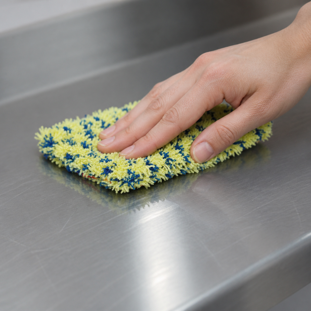 Commercial Microfibre Scrubbing Sponge 140x100mm