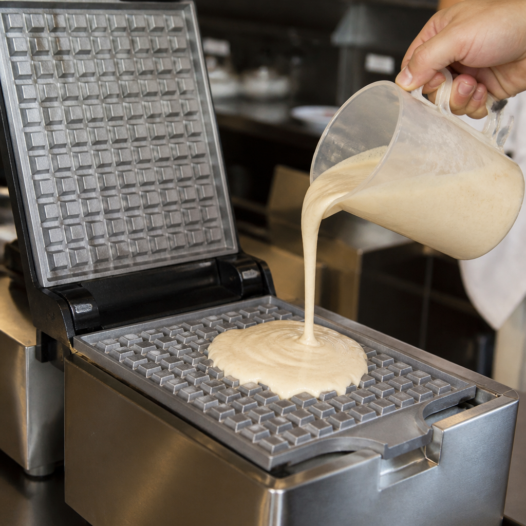 Commercial Freestyle Waffle Plate for Snack System 27.6x118.1 cm