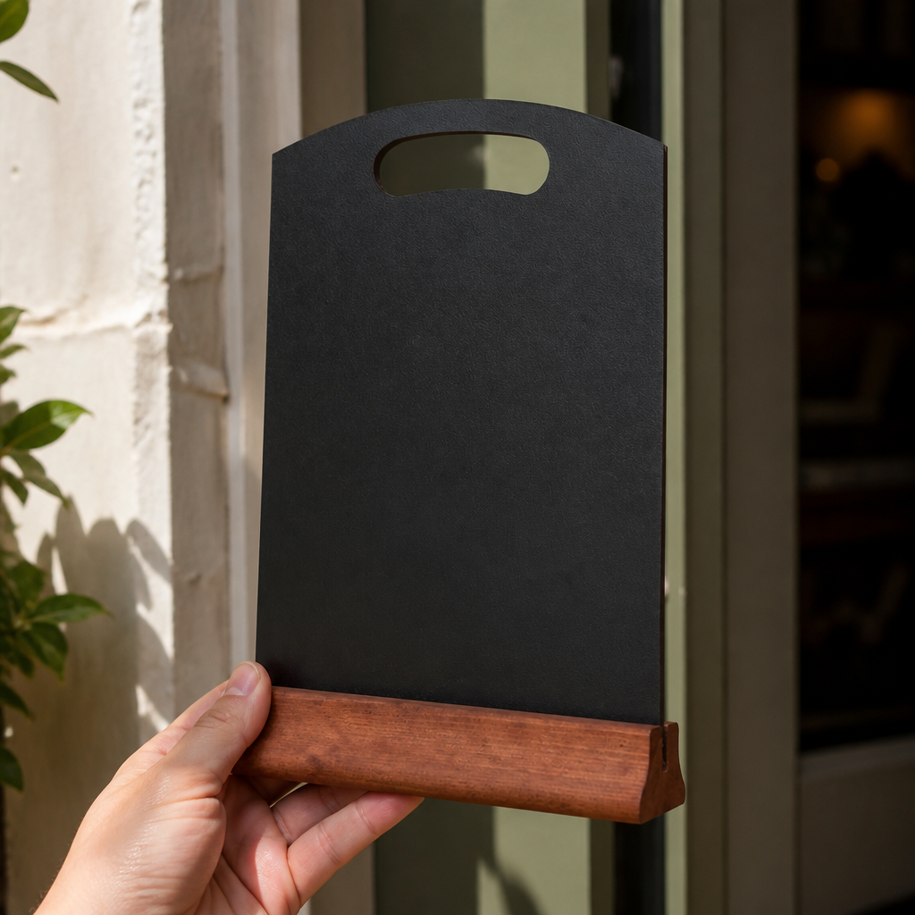 Commercial Tabletop Blackboard Menu Board 320mm x 212mm