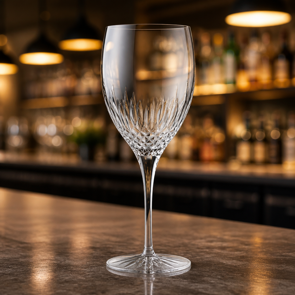 Commercial red wine glasses 520ml 24 pack crystal