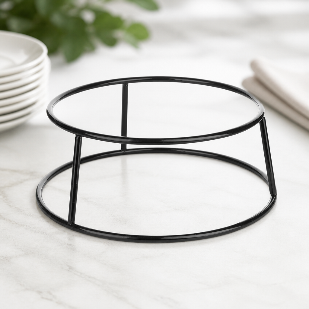 Commercial Non-Slip Multi-Round Riser Black 230x260x100mm