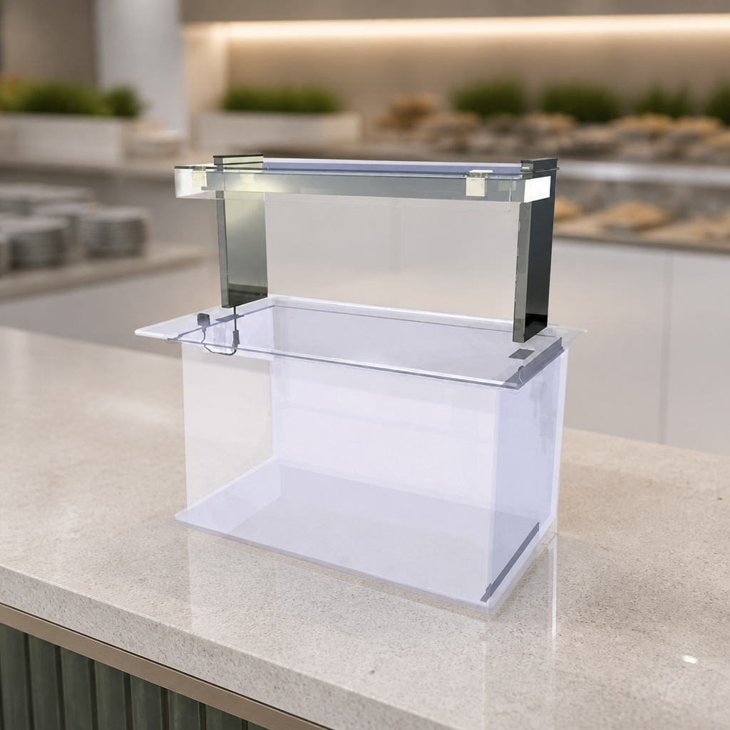 Commercial Drop In Ambient Display Unit 4x 1/1 GN 1500mm