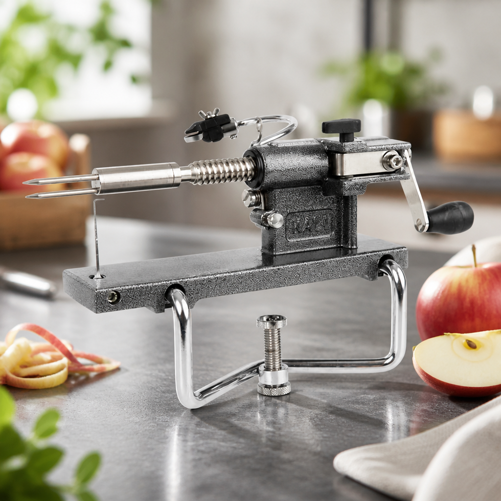 Commercial Manual Peeler and Slicer for apples