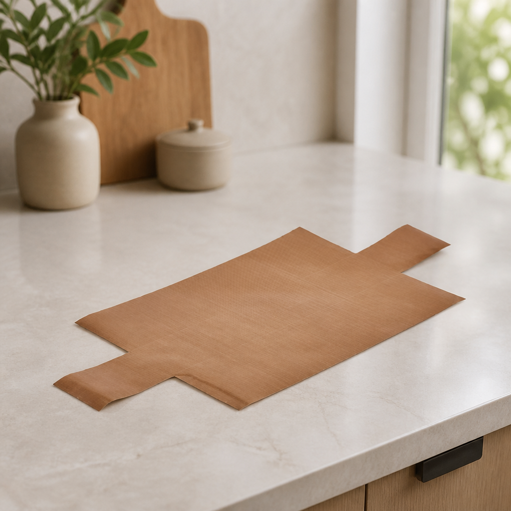 Non-Stick Baking Sheets for 35cm Mould - 2 Pack Reusable Oven Liners