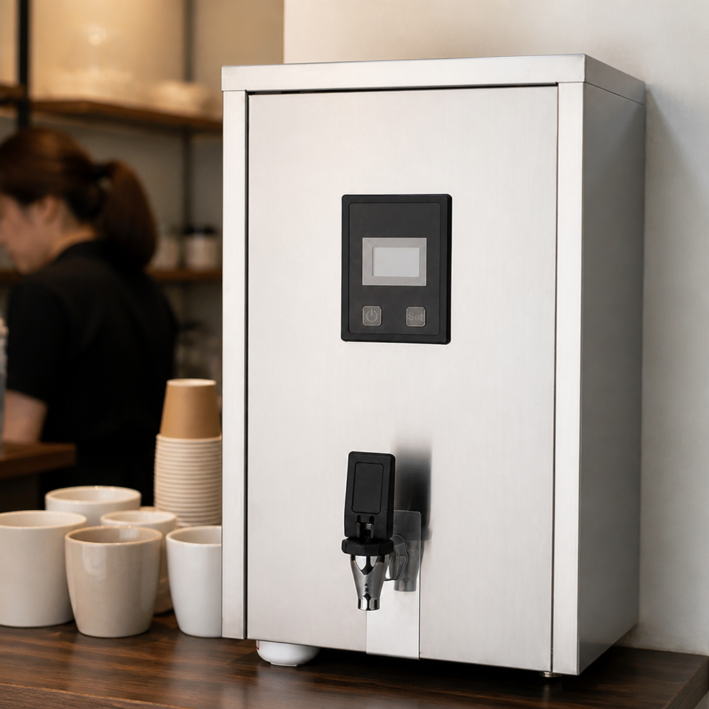 Commercial 8L Wall Mounted Water Boiler in stainless steel