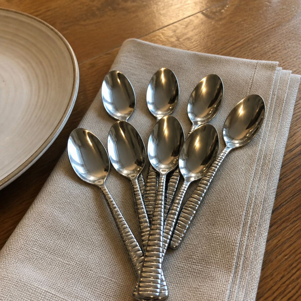 Commercial Bamboo Teaspoons 12 Pack Catering Cutlery