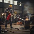 Professional 9 Litre Water Fire Extinguisher with 21A Fire Rating for Class A Fires in Commercial and Office Settings