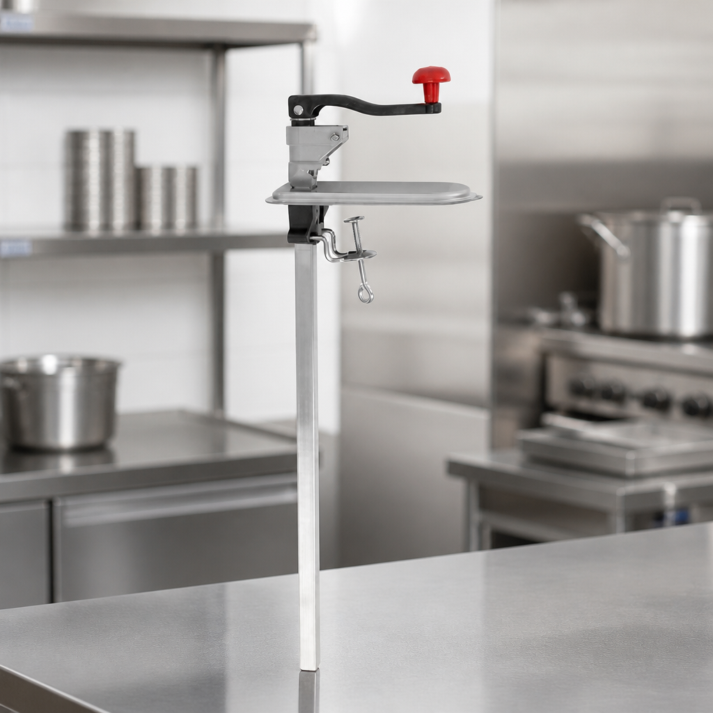 Commercial Bench Can Opener for 25" High Cans