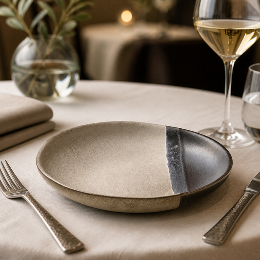 Commercial Spot On Black Plates 150mm - 6 Pack