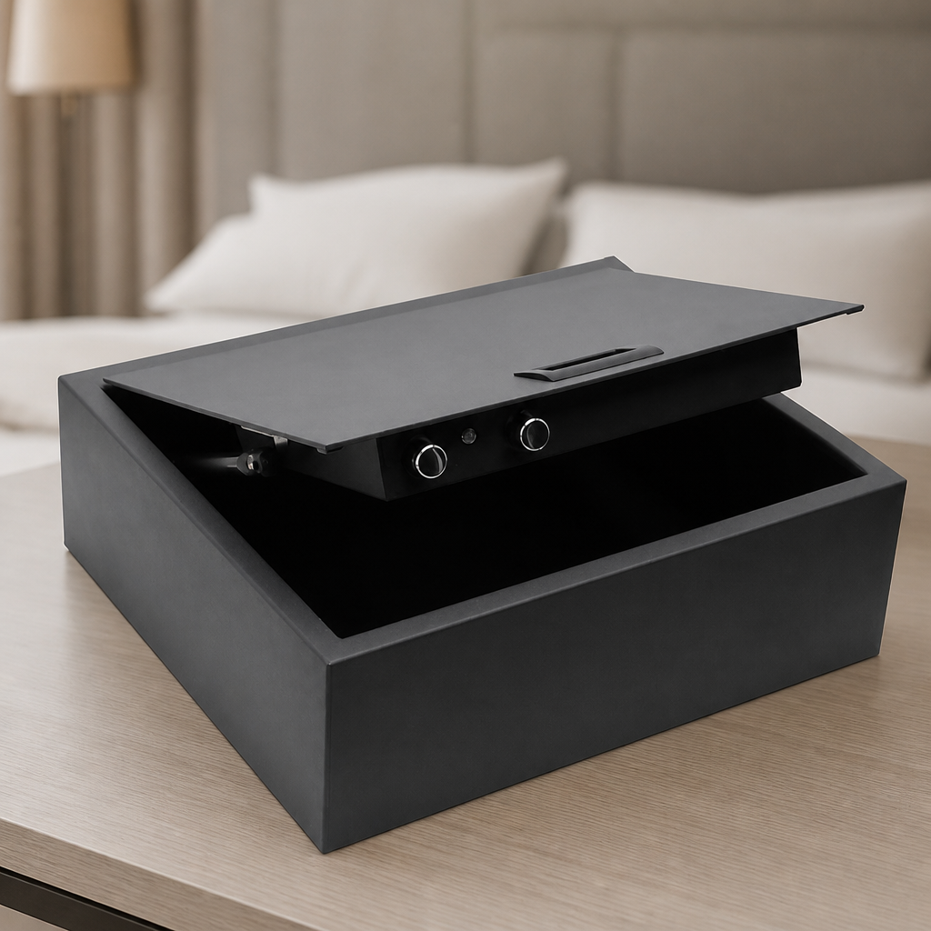 Digital Open Top Safe for Hotels - Secure Storage Solution