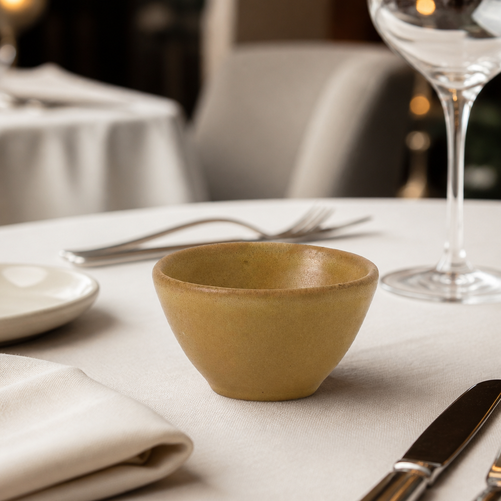 Commercial 60ml Sand Dip Pot - Microwave & Dishwasher Safe