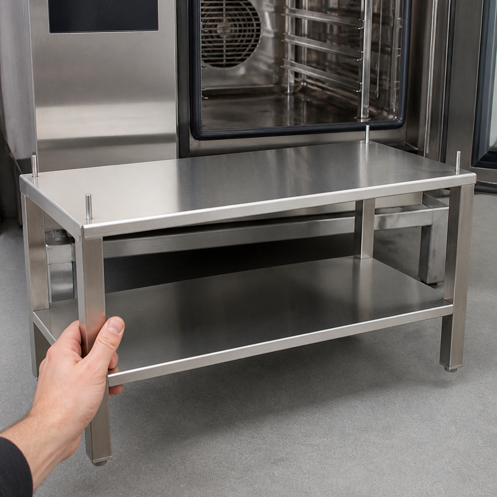 Commercial Stainless Steel Oven Stand 670mm Height