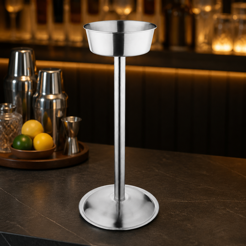 Commercial Stainless Steel Wine and Champagne Bucket Stand