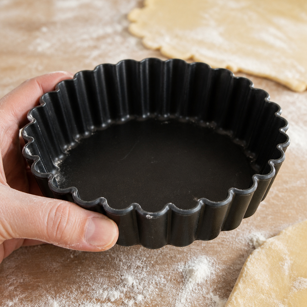 Commercial Mini Pie Moulds Fluted 100mm - 12 Pack