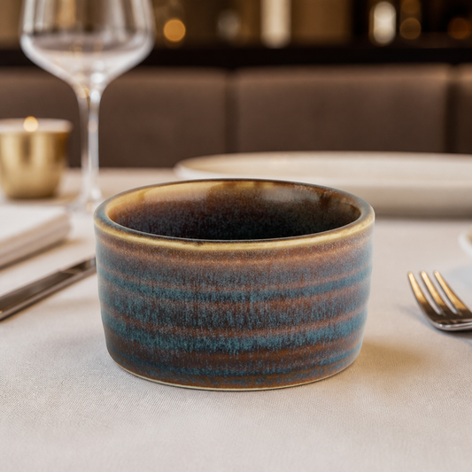 Pack of 12 Commercial Iridescent Dipping Dishes 67mm 74ml