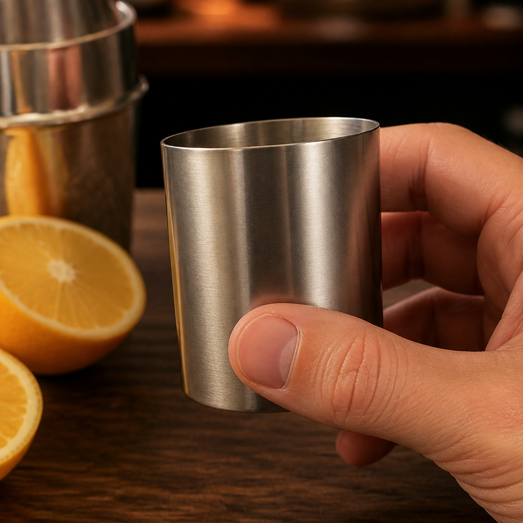 40ml Stainless Steel Thimble Measure for precision measuring