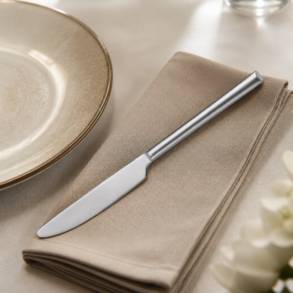 Commercial Velvet Table Knives 12 Pack in stainless steel