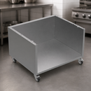 900mm Stainless Steel Closed Stand with Castors for Countertops